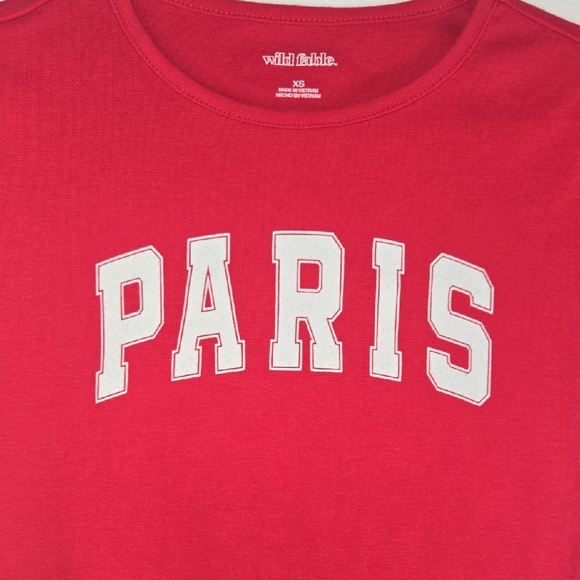 Wild Fable Scarlet 'Paris' Short Sleeve Tee - Picture 3 of 4